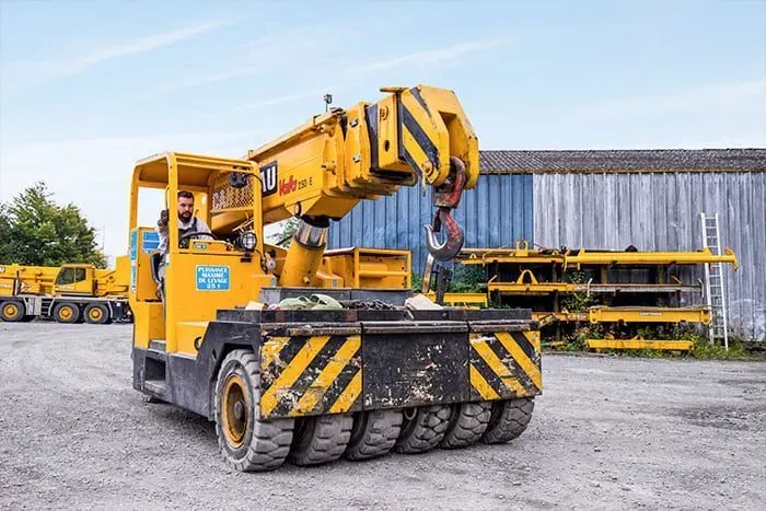Entreprise de location de grue près de Lille